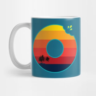 retrowave donut Mug